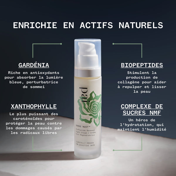 Bonne Nuit™ Crème Nuit Régénératrice aux Peptides Bioactifs
